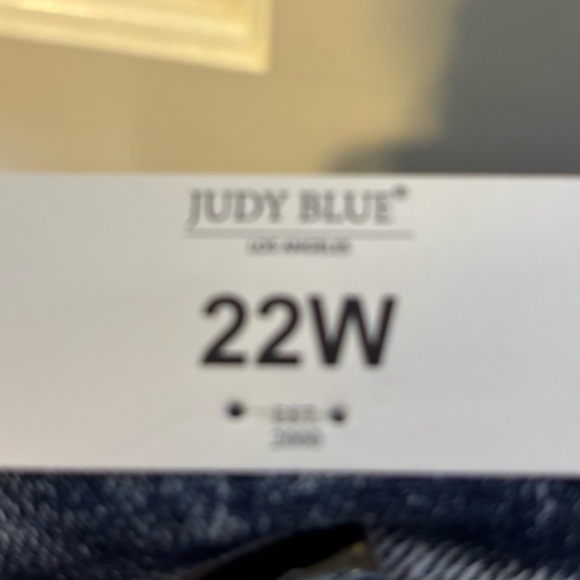 NWT Judy Blue Boyfriend Jeans Distressed Blue - Picture 13 of 14